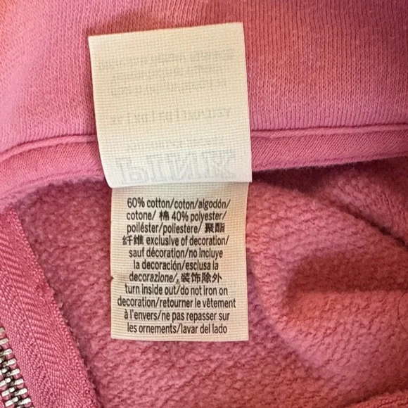 Victoria s Secret PINK Oversized Fleece Zip Up Sweater - Picture 7 of 7